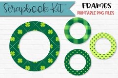 St Patricks Day Scrapbook Frames Circles Product Image 1