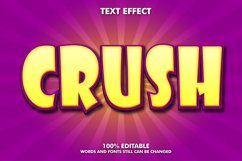 3D Editable Text Effect - Crush Style Product Image 1