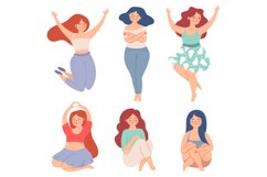 Body positive, happy woman and feel enjoy Product Image 1
