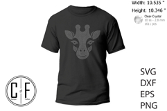 Giraffe Rhinestone Template Product Image 2