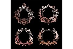 Rose gold vintage premium framing of set Product Image 1