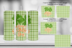 St. Patrick's Day Tumbler Sublimation Designs - set 1 Product Image 2