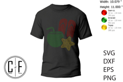 Beach Logo Rhinestone Template Product Image 3