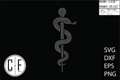Health Logo Rhinestone Template Product Image 1