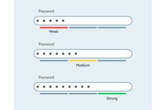 Password weak medium strong Product Image 1