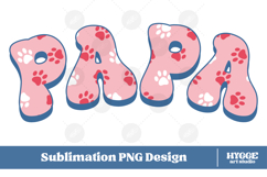 American Papa 4th of July USA Cat Dog Paw DTF Sublimation Product Image 1