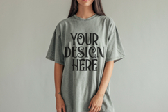 Comfort Colors 1717 Sage T-shirt Mockups, Real Model Product Image 1