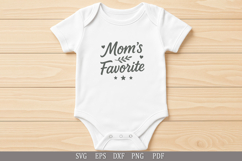Mom’s Favorite SVG Funny Design for Kids&#039; T-Shirts and Gifts Product Image 3
