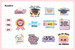 12 Funny Student Life Saying SVG Bundle V2 Product Image 3