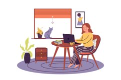 Work at home, remotely and distance type of work Product Image 1