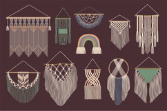 Bohemian wall hangings. Handcrafted macrame cozy home decor, Product Image 1