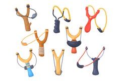 Slingshots. Wooden kid slingshot or catapult wood stick wit Product Image 1