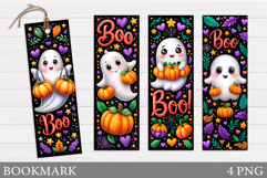Ghost Bookmark Design. Halloween Bookmark Printable Product Image 1