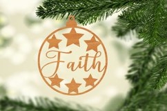 Faith Ornament For Paper and Laser Cut Product Image 1