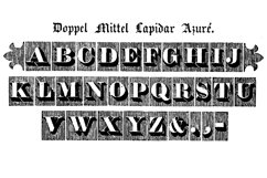 Doppel Mittel Lapidar AzurÃ Product Image 2