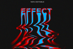 Warped Glitch Text Effect Template Product Image 1