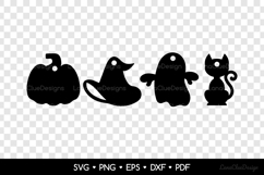 Halloween Shaped Gift Tags SVG Cut Files Product Image 2