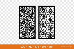 Bee Decorative Vertical Panels SVG, Laser Cut Template DXF Product Image 2