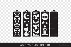 Halloween Bookmarks SVG Papercut Template Product Image 2