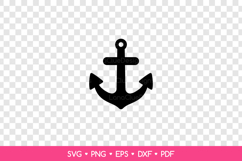Anchor Earring SVG Cut File, Summer Beach Jewelry Template Product Image 2
