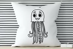 Fabulous Cute Sea Animals for Coloring Pages Product Image 3