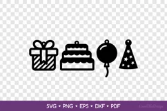 Birthday Earrings SVG Cut Files, Birthday Jewelry Template Product Image 2