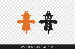 Halloween Scarecrow Earring SVG, Spooky Jewelry Laser Cut Product Image 2