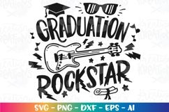 Graduation svg Graduation Rockstar guitar end of school year Product Image 2
