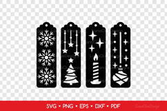 Christmas Bookmarks SVG Cut Files - Xmas Templates Product Image 2