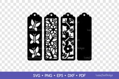 Two Layered Butterfly Bookmarks SVG, Butterfly Papercut SVG Product Image 2