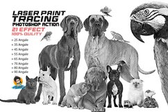 Laser Paint line art Vector Tracing Product Image 1