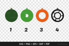 Layered Eye Earring SVG, Halloween Earrings Design Product Image 2