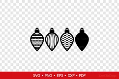 Christmas Earrings SVG for Crafters, Xmas Jewelry Templates Product Image 2