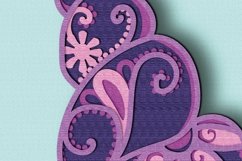 Snail 3D multilayer SVG/ Snail 3D mandala Product Image 6