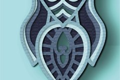 Cross multilayer 3D SVG/ Cross 3D mandala Product Image 6