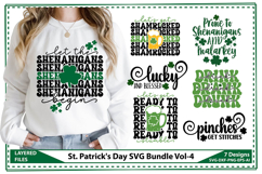 St. Patrick&#039;s Day SVG Bundle, Lucky Shamrock Svg Product Image 1