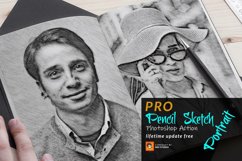 Pencil Sketch Portrait PS Action Product Image 1