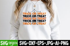 Trick or Treat Sublimation PNG Design,Trick or Treat SVG Product Image 1
