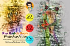 Pro Sketch Book Photoshop Action Product Image 1