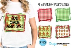 Christmas Sublimation | Gingerbread Backsplash Backgrounds Product Image 1