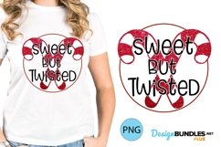 Christmas Sublimation | Sweet But Twisted Christmas Shirt Product Image 1