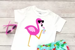 Summer flamingo SVG | Tropical Flamingo Product Image 2