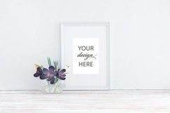 White wooden frame mockup Product Image 1