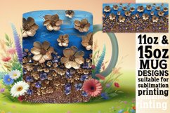 Flower Leopard Print Cup Wrap Product Image 1