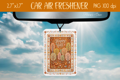 Autumn Forest animals Air Freshener Car design | Happy Fall Product Image 1