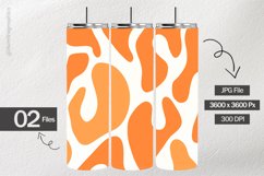 Orange Abstract Digital Papers - 02 Variations Product Image 2