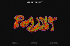 Paint Graffiti Text Effect PSD for Photoshop Product Image 1
