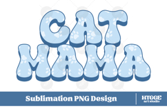 American Cat Mama Papa 4th of July USA Paw DTF PNG Bundle Product Image 2