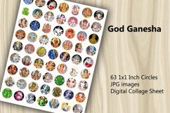 Digital Collage Sheet - God Ganesha Product Image 1