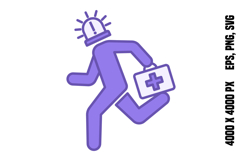 Purple Urgent Icon Product Image 1